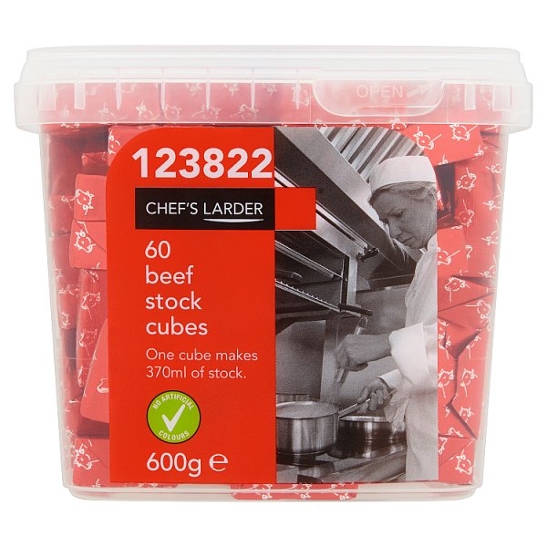 Chef's Larder 60 Beef Stock Cubes 600g