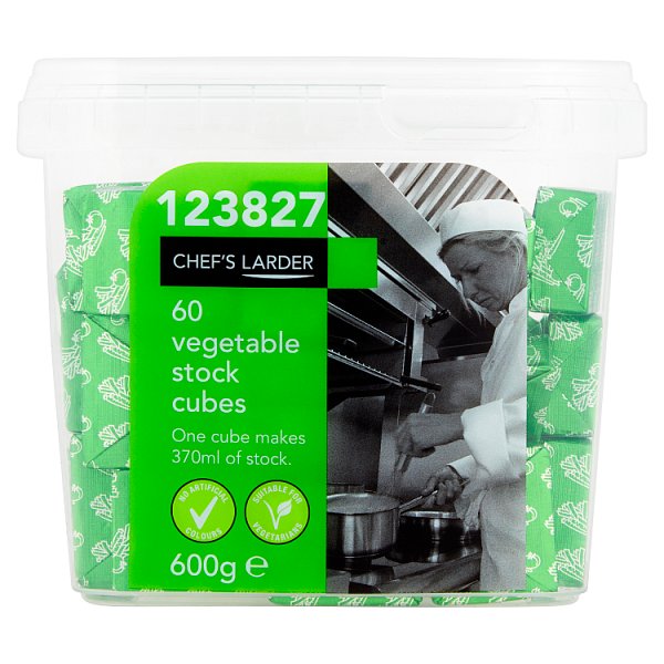 Chef's Larder 60 Vegetable Stock Cubes 600g