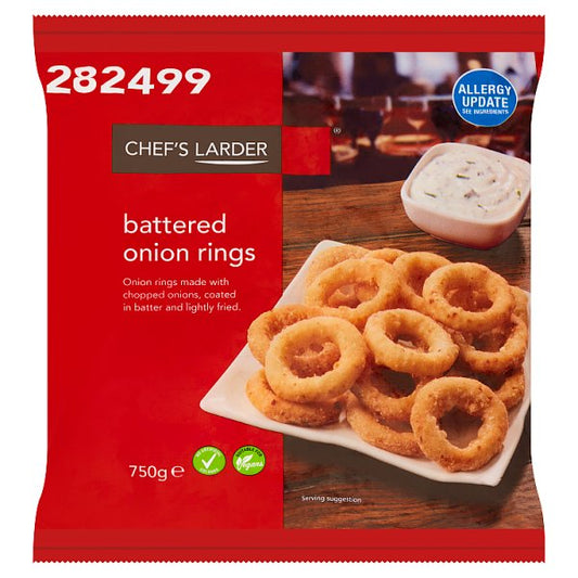 Chef's Larder Battered Onion Rings 750g