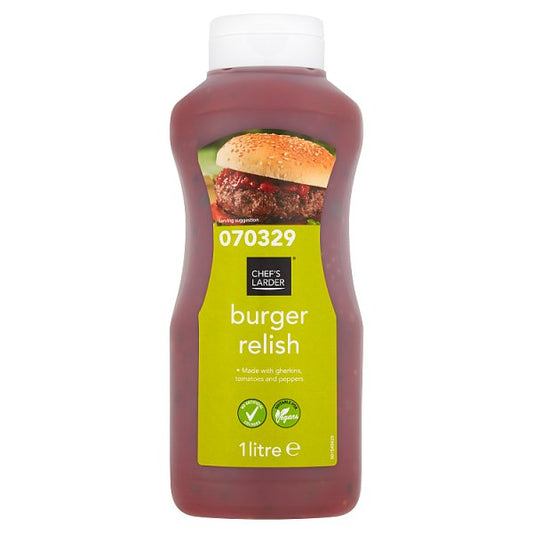 Chef's Larder Burger Relish 1 Litre