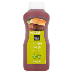 Chef's Larder Burger Relish 1 Litre