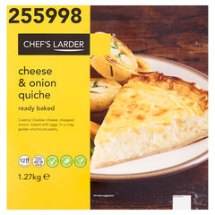 Chef's Larder Cheese & Onion Quiche 1.27kg