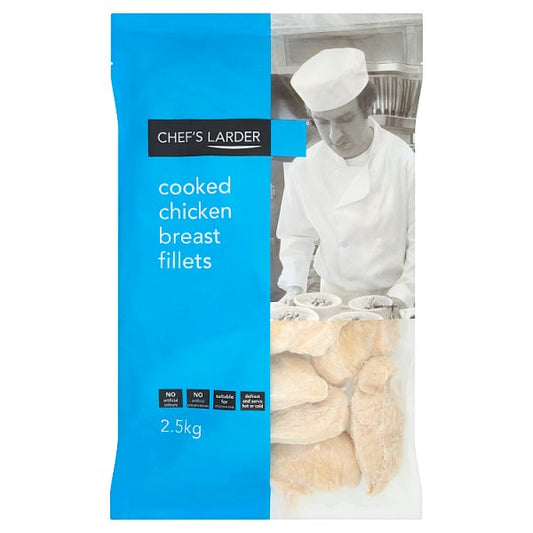 Chef's Larder Cooked Chicken Breast Fillets 2.5kg