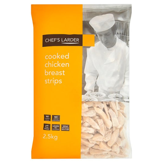 Chef's Larder Cooked Chicken Breast Strips 2.5kg