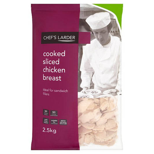 Chef's Larder Cooked Sliced Chicken Breast 2.5kg