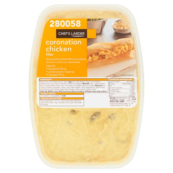 Chef's Larder Coronation Chicken Filler 1kg