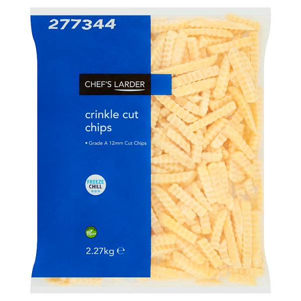 Chef's Larder Crinkle Cut Chips 2.27kg