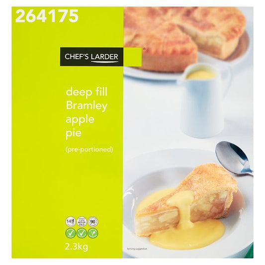 Chef's Larder Deep Fill Bramley Apple Pie 2.3kg