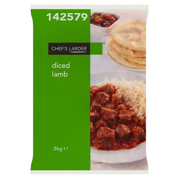 Chef's Larder Diced Lamb 2kg