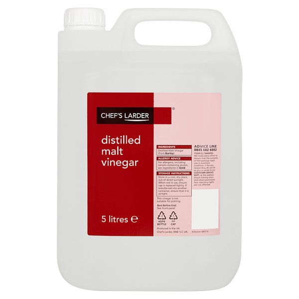 Chef's Larder Distilled Malt Vinegar 5 Litres