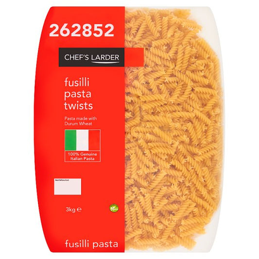 Chef's Larder Fusilli Pasta Twists 3kg