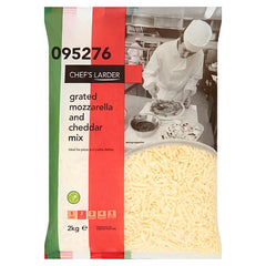 Chef's Larder Grated Mozzarella and Cheddar Mix 2kg