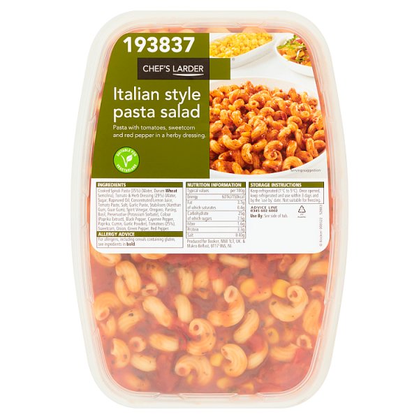 Chef's Larder Italian Style Pasta Salad 1kg