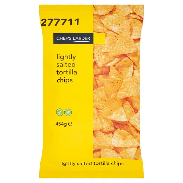 Chef's Larder Lightly Salted Tortilla Chips 454g