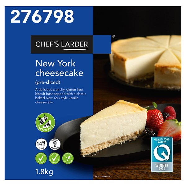 Chef's Larder New York Cheesecake 1.8kg