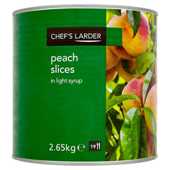 Chef's Larder Peach Slices in Light Syrup 2.65kg