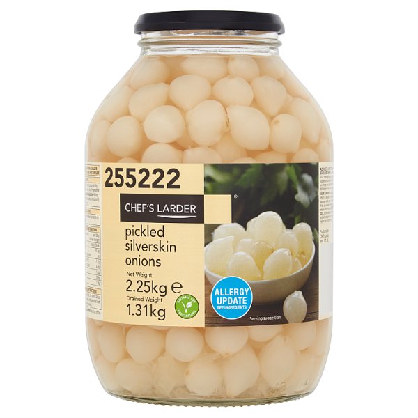 Chef's Larder Pickled Silverskin Onions 2.25kg