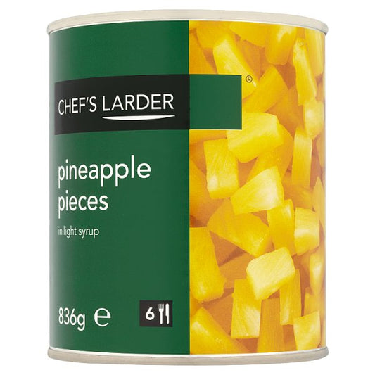 Chef's Larder Pineapple Pieces in Light Syrup 836g