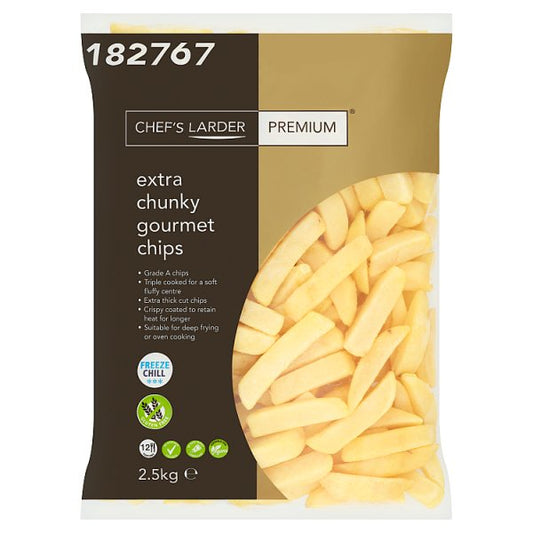 Chef's Larder Premium Extra Chunky Gourmet Chips 2.5kg