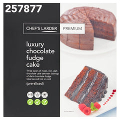 Chef's Larder Premium Luxury Chocolate Fudge Cake