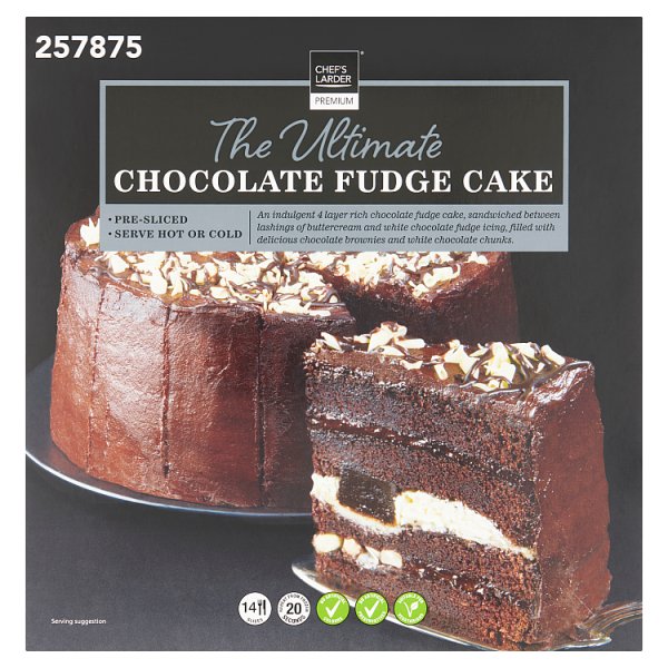 Chef's Larder Premium The Ultimate Chocolate Fudge Cake