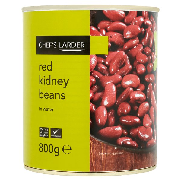 Chef's Larder Red Kidney Beans in Water 800g