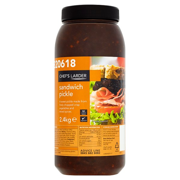 Chef's Larder Sandwich Pickle 2.4kg