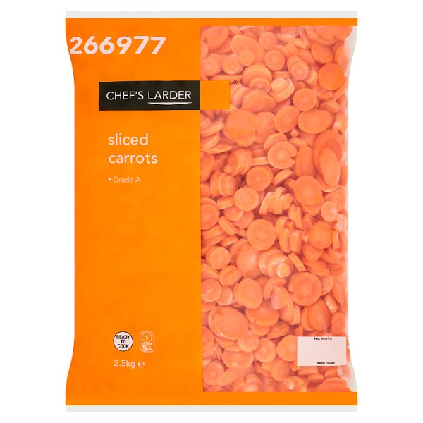 Chef's Larder Sliced Carrots 2.5kg