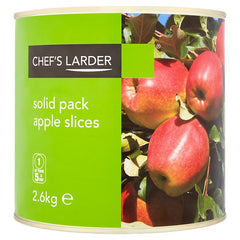 Chef's Larder Solid Pack Apple Slices 2.6kg