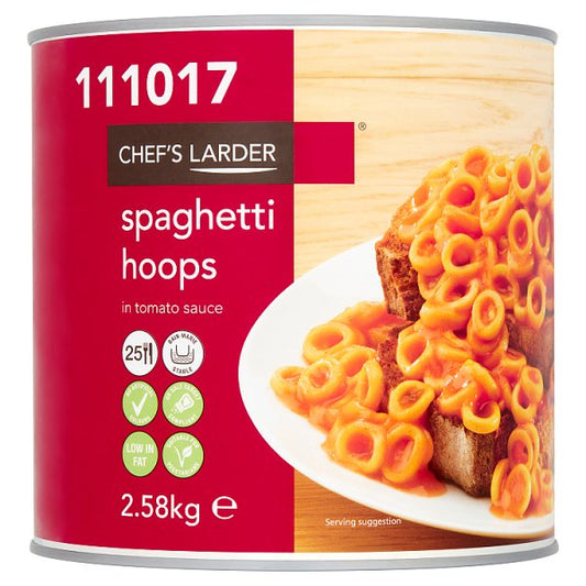 Chef's Larder Spaghetti Hoops in Tomato Sauce 2.58kg