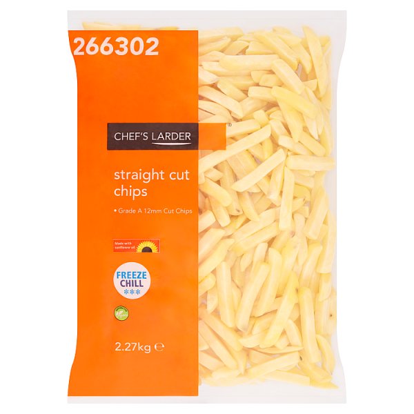 Chef's Larder Straight Cut Chips 2.27kg