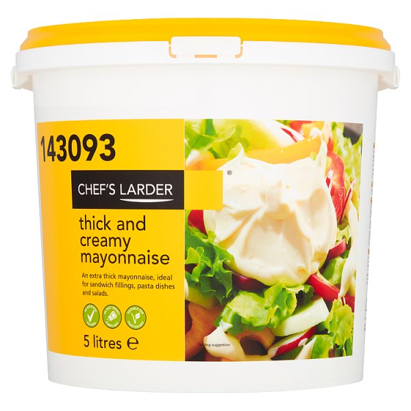 Chef's Larder Thick and Creamy Mayonnaise 5 Litres