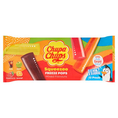 Chupa Chups Squeezee Freeze Pops Mixed Flavours 12 x 45ml