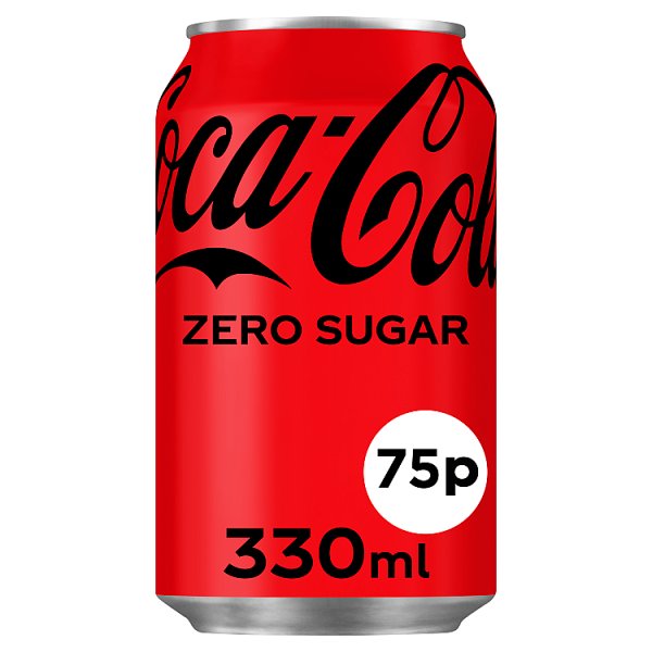 Coca-Cola Zero Sugar 330ml PM 75p