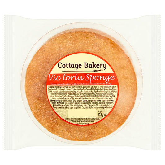 Cottage Bakery Victoria Sponge 375g