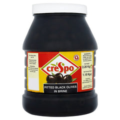 Crespo Pitted Black Olives in Brine 2.26kg