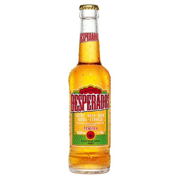 Desperados Tequila Lager Beer 330ml Bottle