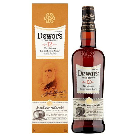 Dewar's 12-Year-old Blended Scotch Whisky 70cl