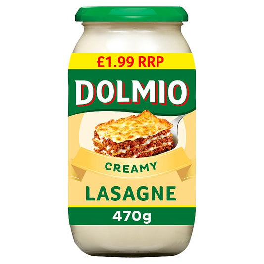 Dolmio Lasagne PMP £1.99 Creamy White Sauce 470g