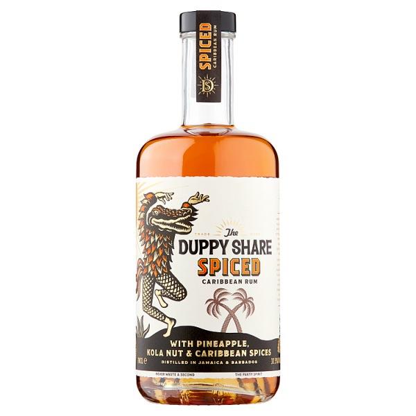 Duppy Share Spiced Caribbean Rum 70cl