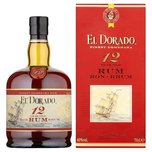 EL DORADO Finest Demerara 12 Years Old Rum 70cl