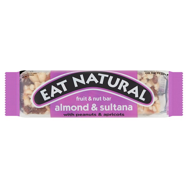 Eat Natural Fruit & Nut Bar Almond & Sultana with Peanuts & Apricots 50g