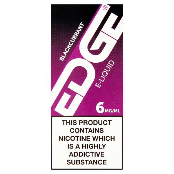 Edge E-Liquid 6mg/ml Blackcurrant 10ml