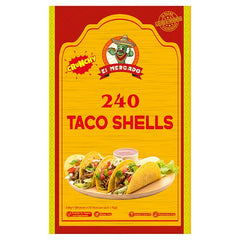 El Mercado 240 Taco Shells 3.6kg