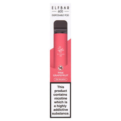 Elfbar 600 Disposable Pod Pink Grapefruit