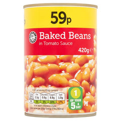 Euro Shopper Baked Beans in Tomato Sauce 420g