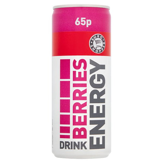 Euro Shopper Berries Energy Drink 250ml