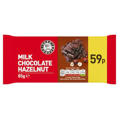 Euro Shopper Milk Chocolate Hazelnut 85g