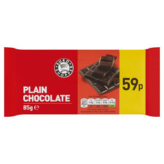 Euro Shopper Plain Chocolate 85g