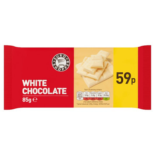 Euro Shopper White Chocolate 85g